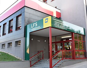 Eingang der LFS Mistelbach